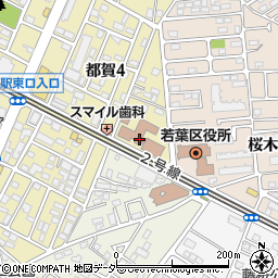 都賀コミュニティセンター周辺の地図