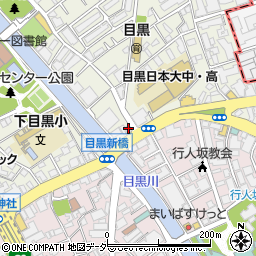 東京都目黒区目黒1丁目24-18周辺の地図