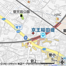 ヤガサキ歯科医院　京王稲田堤駅前周辺の地図