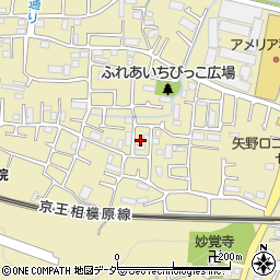 東京都稲城市矢野口2600-15周辺の地図