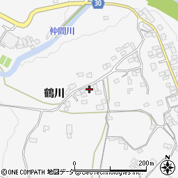 山梨県上野原市鶴川169周辺の地図