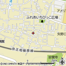 東京都稲城市矢野口2600-28周辺の地図