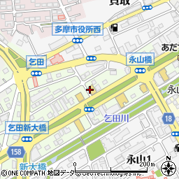 味の民芸 多摩永山店周辺の地図