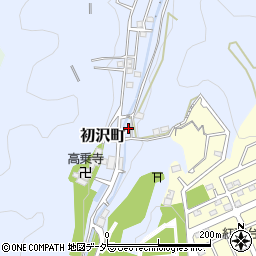東京都八王子市初沢町1398-8周辺の地図