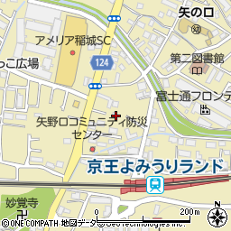 東京都稲城市矢野口2250周辺の地図