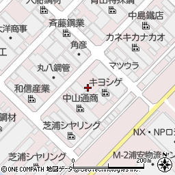 宮地鋼機浦安第二工場周辺の地図