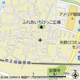 東京都稲城市矢野口2600-9周辺の地図