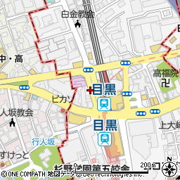 上大崎２丁目パーキングメーター３周辺の地図