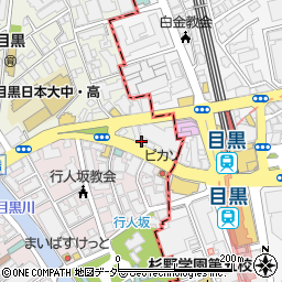カレーハウスＣｏＣｏ壱番屋目黒駅西口店周辺の地図