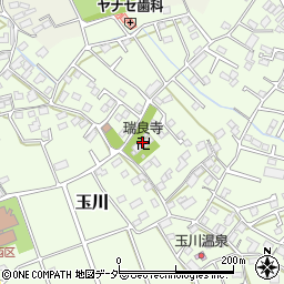 瑞良寺周辺の地図