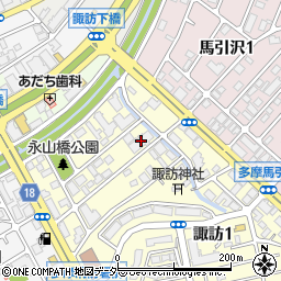 モナーク多摩永山壱番館周辺の地図