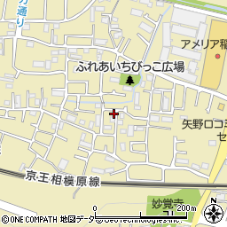 東京都稲城市矢野口2600-37周辺の地図