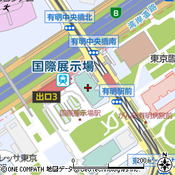 ジャガー東京ベイ有明周辺の地図