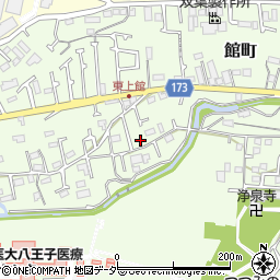 東京都八王子市館町588周辺の地図