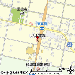 山梨県笛吹市石和町東高橋263-1周辺の地図