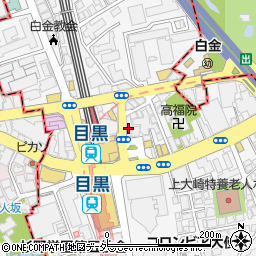 みずほ銀行目黒駅東口 ＡＴＭ周辺の地図