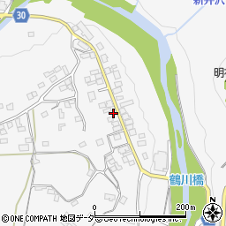山梨県上野原市鶴川68周辺の地図