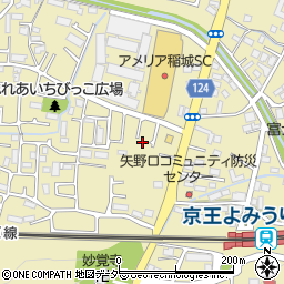 東京都稲城市矢野口2339-1周辺の地図