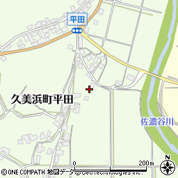 京都府京丹後市久美浜町平田517周辺の地図
