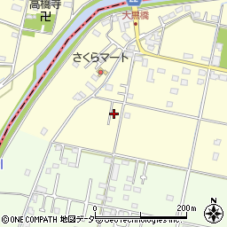 山梨県笛吹市石和町東高橋167周辺の地図