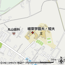 植草学園短期大学周辺の地図