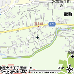 東京都八王子市館町586周辺の地図