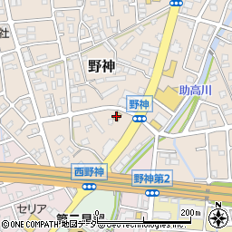 ファミリーマート敦賀野神店周辺の地図