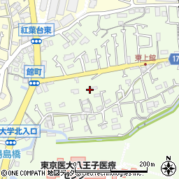 東京都八王子市館町569周辺の地図