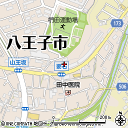 東京都八王子市椚田町313周辺の地図