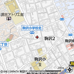 東京都世田谷区駒沢2丁目35-4周辺の地図