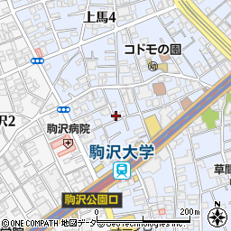ビーナスハイム駒沢周辺の地図