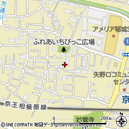 東京都稲城市矢野口2600-10周辺の地図