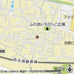 東京都稲城市矢野口2600-17周辺の地図