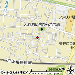 東京都稲城市矢野口2600-27周辺の地図