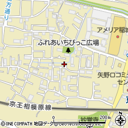 東京都稲城市矢野口2600-12周辺の地図