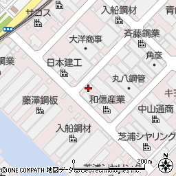 株式会社スチール東京支店周辺の地図