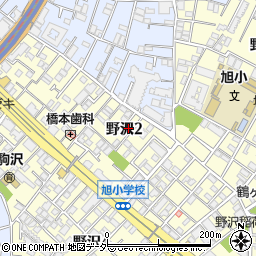 東京都世田谷区野沢2丁目28-17周辺の地図