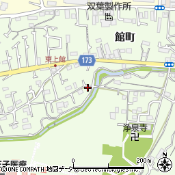 東京都八王子市館町598周辺の地図