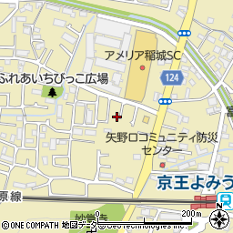 東京都稲城市矢野口2337-2周辺の地図