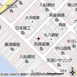 千葉県浦安市鉄鋼通り周辺の地図