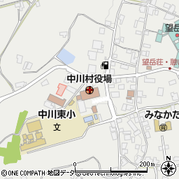 中川村役場周辺の地図
