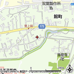 東京都八王子市館町591周辺の地図