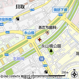 紳士服のコナカ多摩永山店周辺の地図
