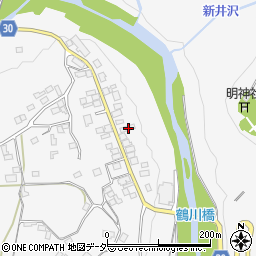 山梨県上野原市鶴川24周辺の地図