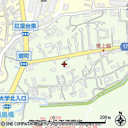 東京都八王子市館町571周辺の地図
