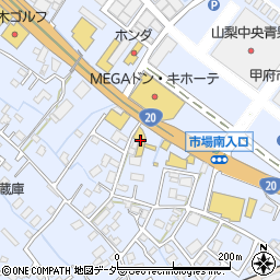 ジープ甲府周辺の地図