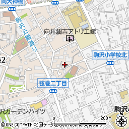 ミナミスタジオ周辺の地図