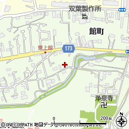 東京都八王子市館町597周辺の地図