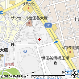 東京都世田谷区大蔵1丁目2-6周辺の地図