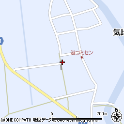 兵庫県豊岡市気比周辺の地図